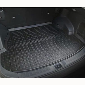 All Weather Custom Fit Cargo Liner Trunk Floor Mat Black for 2019-2021 Toyota RAV4 All Models