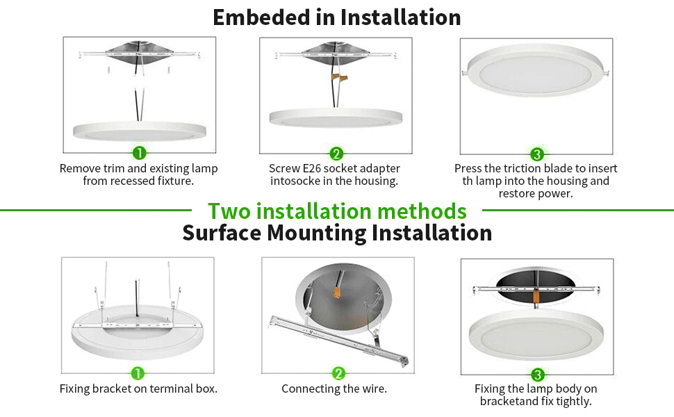 led ceiling light flush mount