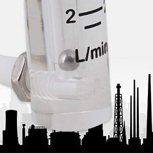 Oxygen Rotameter - 0-10 LPM Flow Control -14