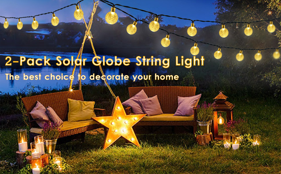 globe solar string light