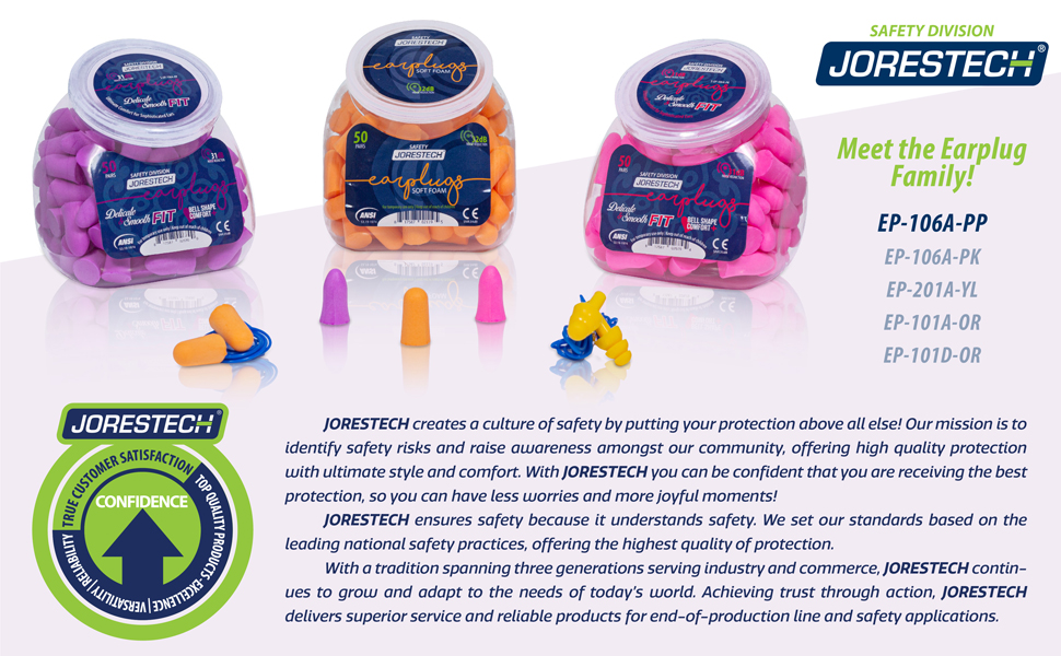 JORESTECH purple earplugs