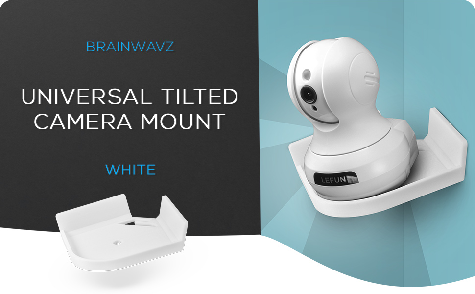 Universal Tilted Camera Mount(white) B084RFHLR5