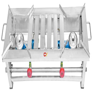 commercial gas stove canteen chulha bhatti camping picnics