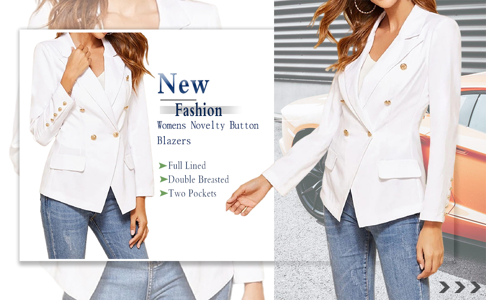 buttons blazer