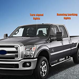 ford super duty led side maker mirror turn signal light