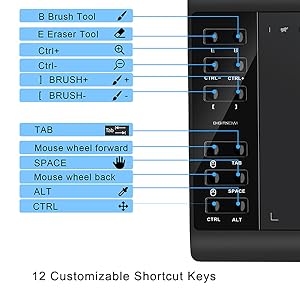 DIGITNOW V1060 Plus Digital Graphics Drawing Tablets 