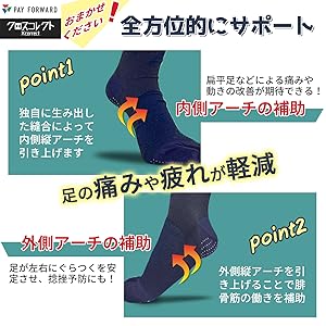 Amazon.co.jp: クロスコレクトソックス 黒 (LL(28-30cm