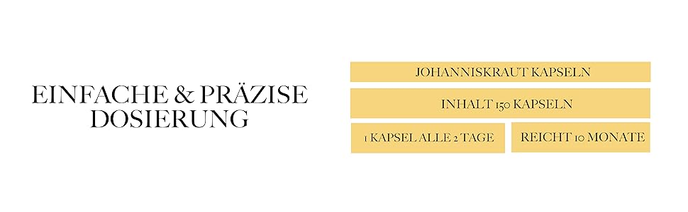 Johanniskraut Dosierung