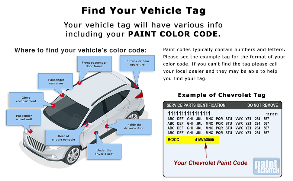 PAINTSCRATCH Touch Up Paint Bottle Car Scratch Repair Kit