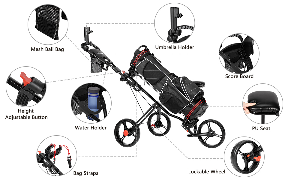 golf push cart