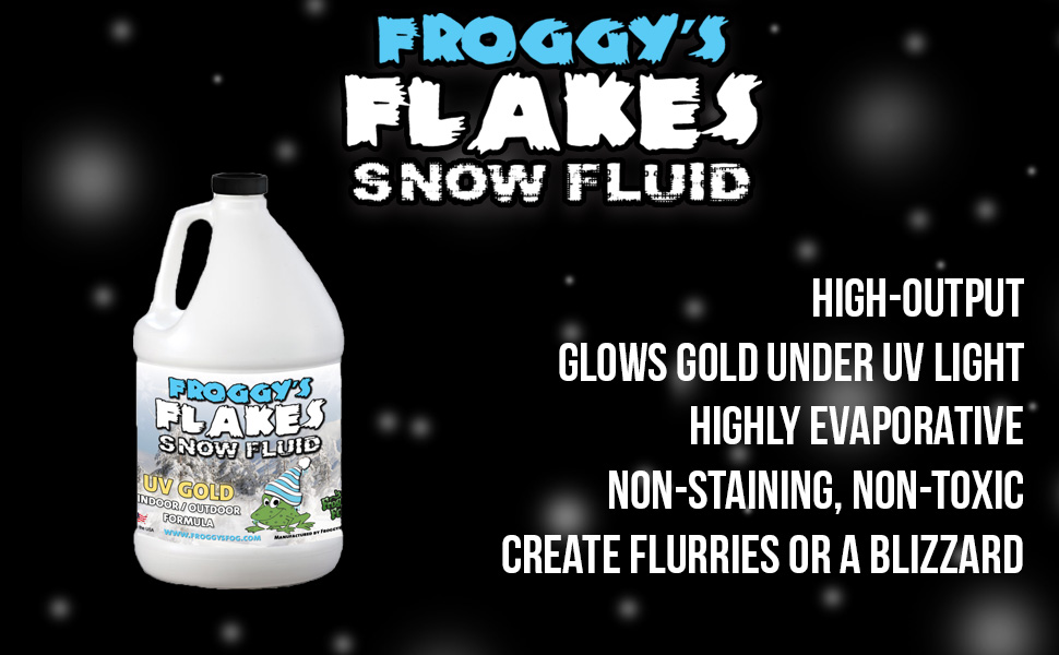 Froggys Flakes 1 Gallon Ultraviolet Gold UV Snow