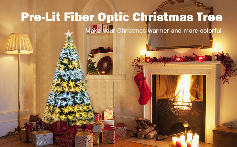 Pre-lit Artificial Christmas Tree
