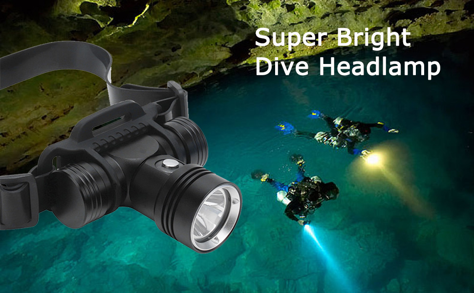 XLENTGEN Super Bright Dive Lights Scuba Diving Headlight