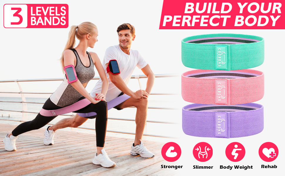 Bandas de resistencia para glúteos