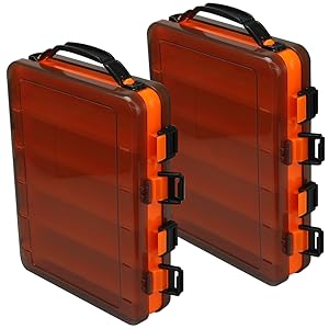 Amazon.co.jp: AINetJP リバーシブルタックルボックス 釣り具