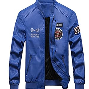 Y道産子  MAN MA-1 ライダースブルゾン Amazon | LKOMARKET-ma-1 ma1 メンズ 皮じゃん 本革 皮ジャン g
