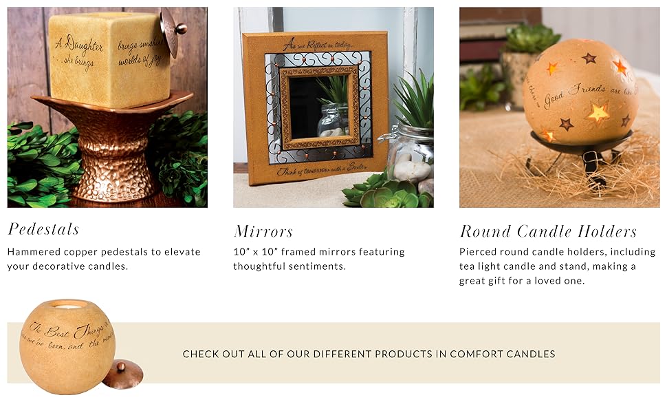 Comfort Candles Friendship/Memories by Pavilion, 41/2Inch