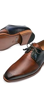 mezlan two tone shoes