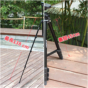 Amazon | SVBONY SV101 三脚 カメラ三脚 レバーロック式 3WAY雲