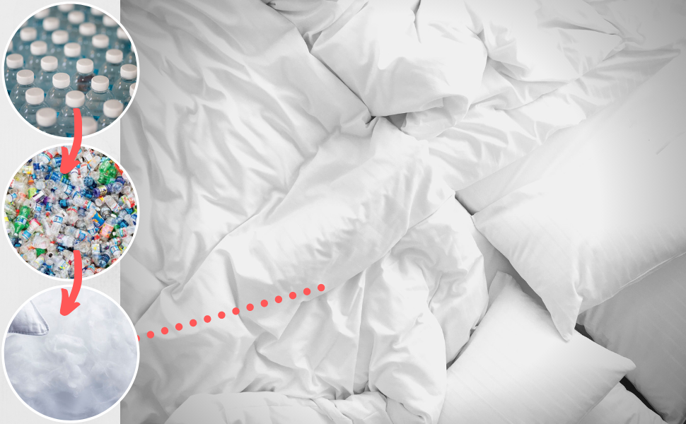 ORGANIC TEXTILES Organic Goose Down Alternative Comforter