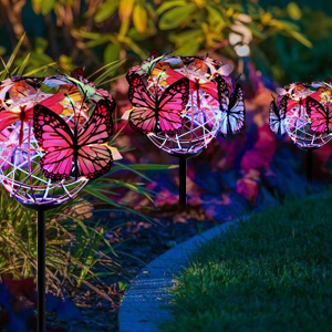 solar-powered garden light