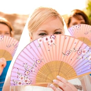 hand folding rave fan for women festival fan drag queen