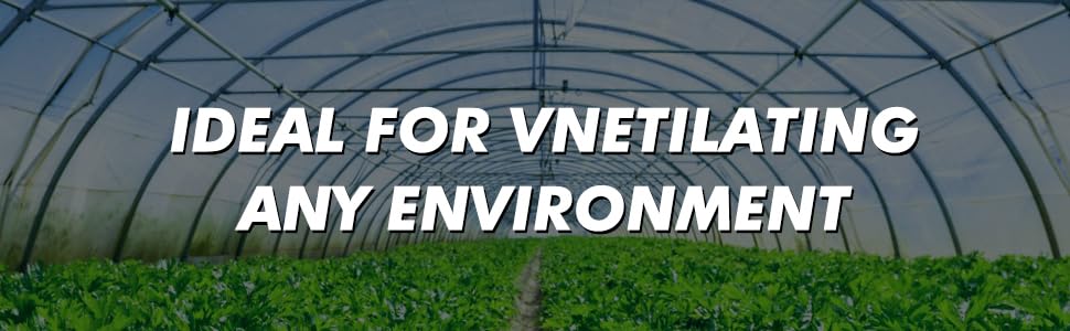 greenhouses venting fan