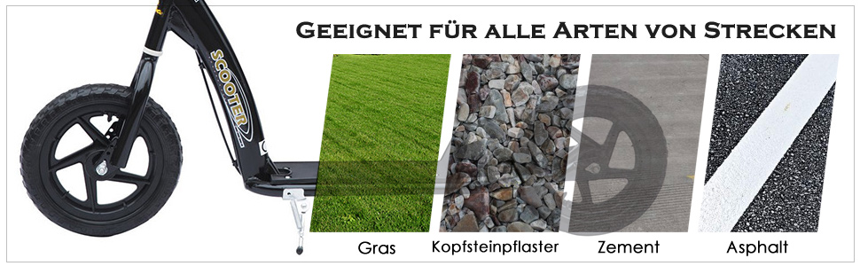 Tretroller Cityroller Kinder Roller Scooter höhenverstellbar