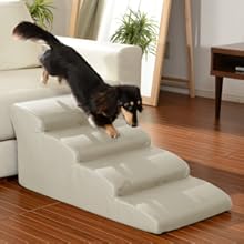 ラグジュアリー ドッグステップ 4段 スワロフスキー オレンジ ラグジュアリー ドッグステップ 4段 スワロフスキー オレンジ