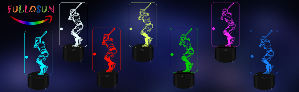 baseball night light