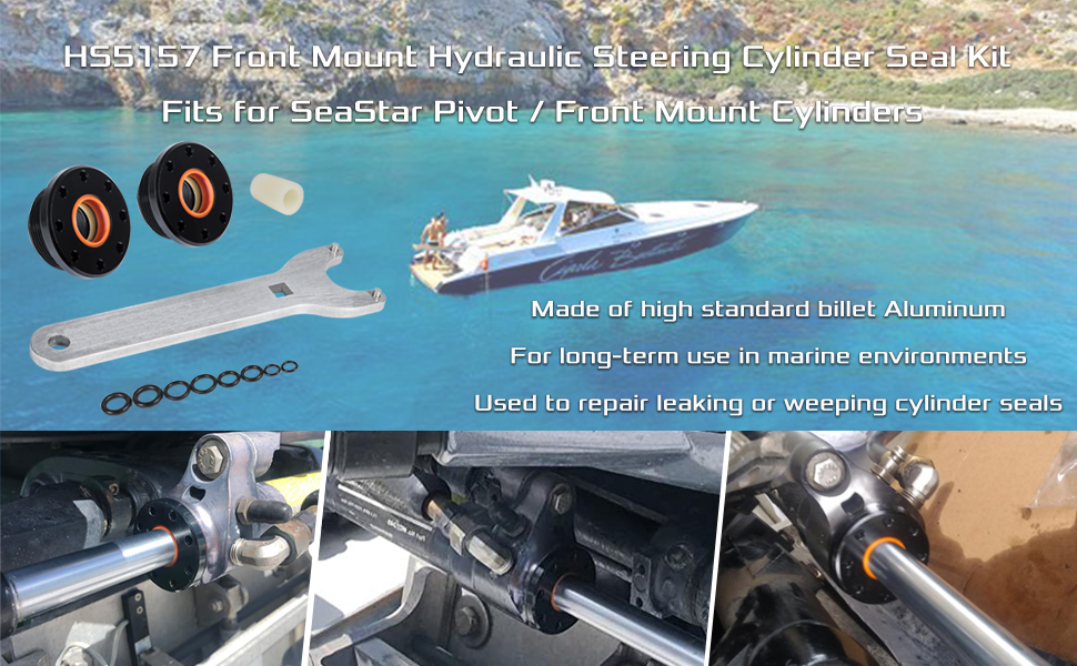 HS5157 Front Mount Hydraulic Steering Cylinder Seal Kit
