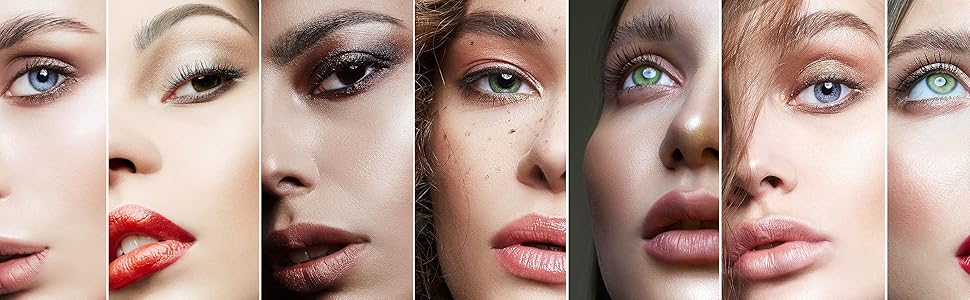 Make-up Pinsel Set Tasche Kosmetik Schminkpinsel Foundation Lidschatten Puder Blender Concealer 