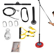 プーリーシステム トレーニング器具用アクセサリー Amazon | JEMPET プルダウン 懸垂マシン 筋肉強化 トレーナー