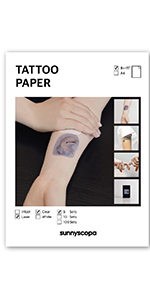 LASER TATTOO 5 SHEETS
