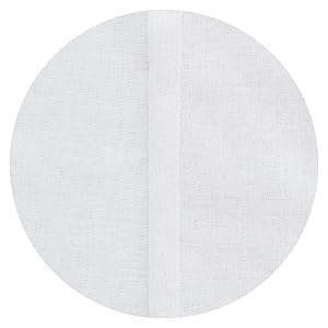 Deconovo Tende In Voile Con Passanti 2 Pannelli 140x245 Cm (LxA) - Bianco 13 A