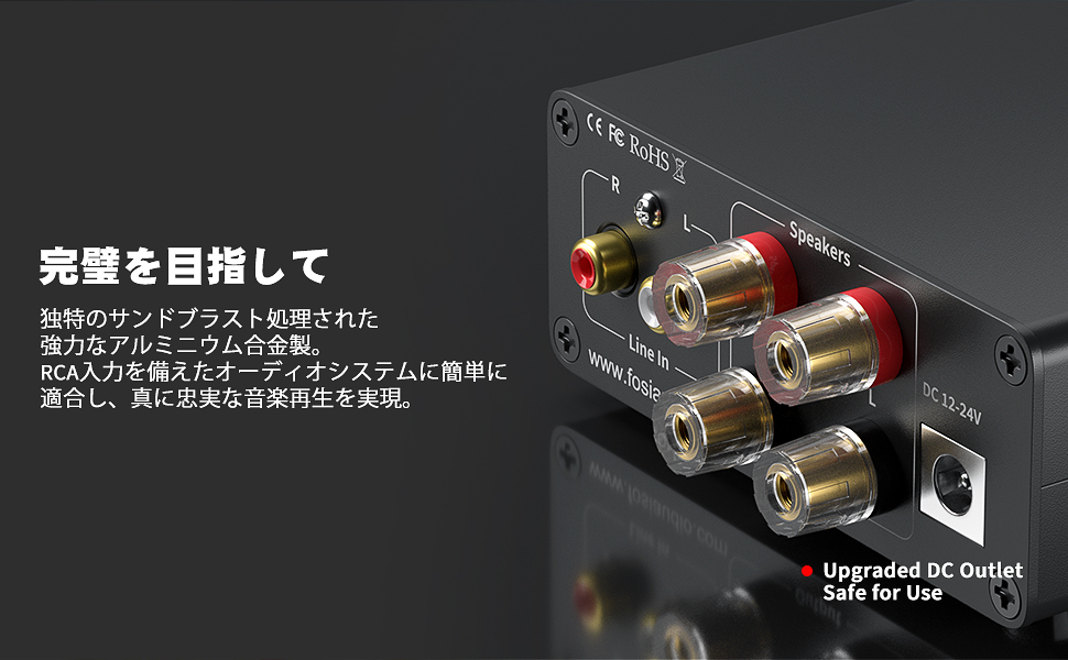 Fosi Audio TPA3116 パワーアンプセット＋soundcore2 Amazon.com: Fosi Audio V1.0G 2 Channel Class D Mini Stereo