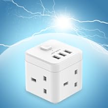 Cube Extension Lead with USB