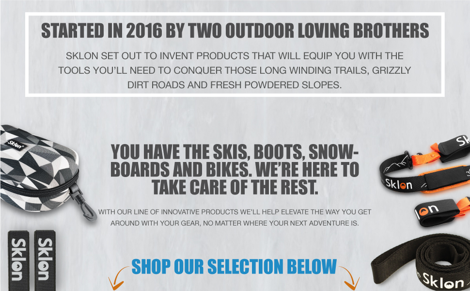 Sklon Ski Boot Carrier Strap New Innovative Winter Sport Accessory