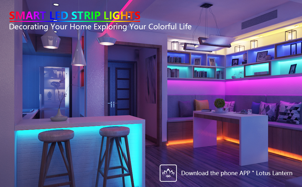 Smart led strip lights