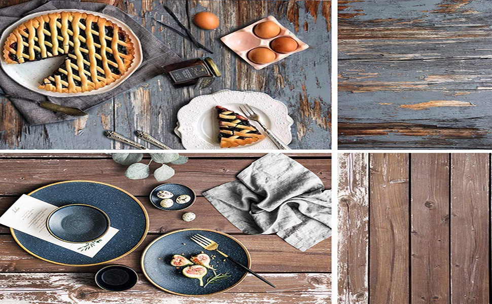 Store2508 (Pack of 2) Flat Lay Flatlay Tabletop Photography Backdrop Backgrou