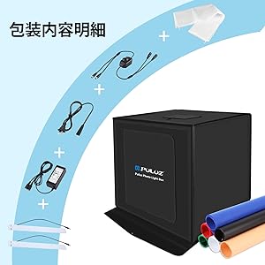 40cm 撮影 ボックス 調光 撮影 セット 24W 5500K 背景色６枚 40cm 撮影 ボックス 調光 撮影 セット 24W 5500K 背景色6枚
