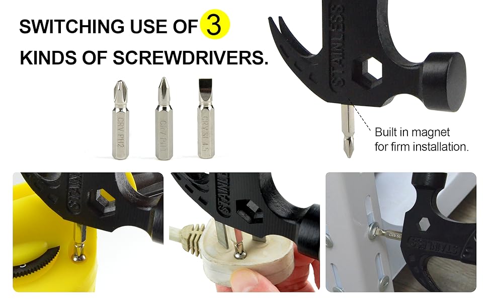 Survival Hammer Multitool 