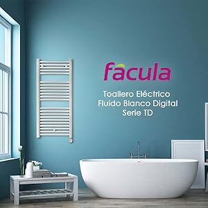 Fácula – Toallero Eléctrico Fluido Digital 700w Blanco ...