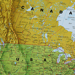 Minneapolis In World Map Huge World Map - Political - Front Sheet Lamination - 197Cm (W) X 116.5Cm  (H) - Maps International : Amazon.co.uk: Stationery & Office Supplies