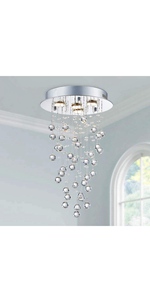 Saint mossi crystal chandelier lighting modern room light ceiling LED