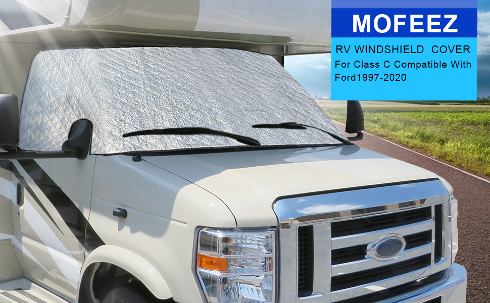 MOFEEZ RV Windshield Snow Cover Class C Compatible with