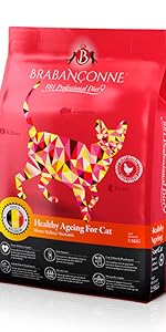 林檎BRABANCONNE シニア猫用ドライフード 1kg BRABANCONNE ブラバンソンヌ シニア猫 用 キャットフード