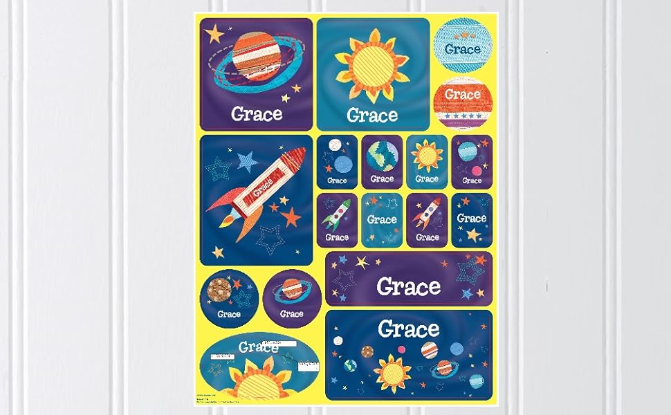 Stickers for Children, Kids, Boys, Girls, Personalized Name
