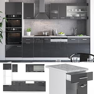 R-Line Kitchen Unit 300 cm