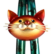 Spring Little Cat Metal Modern Sculpture